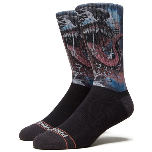 Primitive Socks x Marvel Venom Black Crew ONE SIZE Skateboard Sox