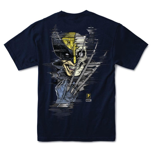 Primitive Tee Marvel Wolverine Navy Skateboard T-Shirt