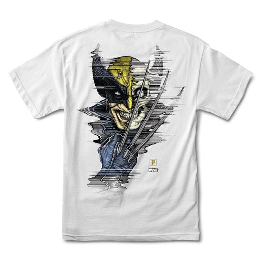 Primitive Tee Marvel Wolverine White Skateboard T-Shirt