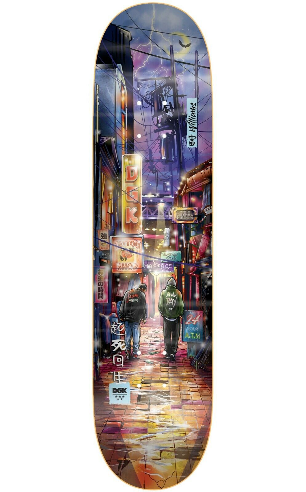 Dgk Skateboard Deck Prosperity Williams 7 9 Dirty Ghetto Kids