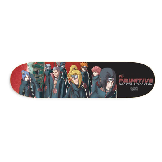 Primitive Skateboard Deck x Naruto Criminal Clan 8.38"