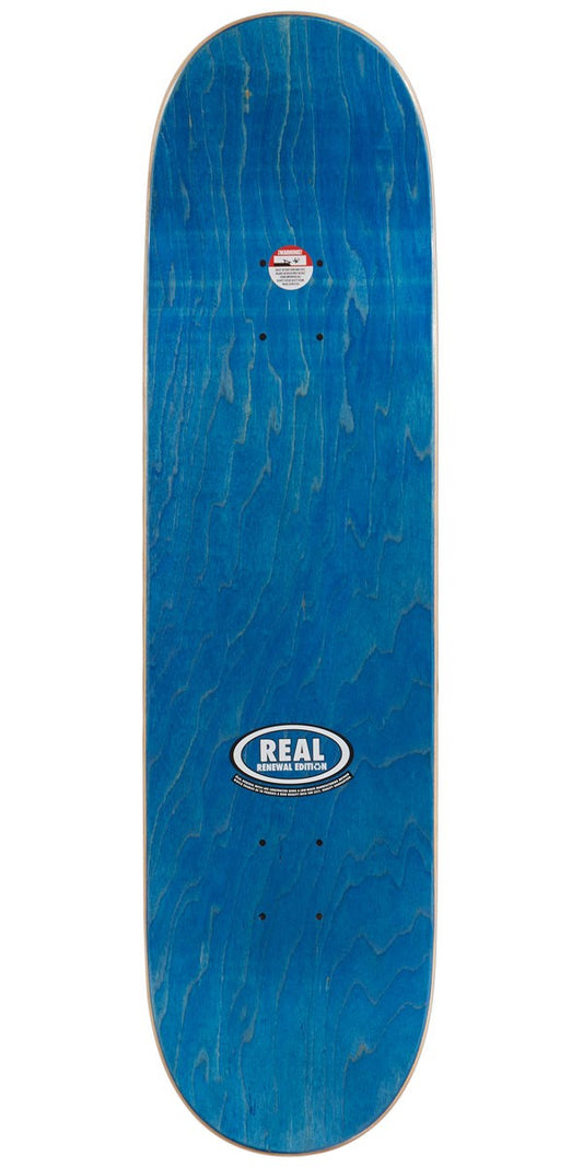 Real Skateboard Deck PP Floral Oval 8.06"