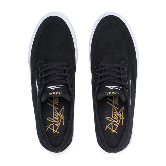 Lakai Shoes Riley Hawk 3 Black Suede USA SIZE Skateboard Sneakers