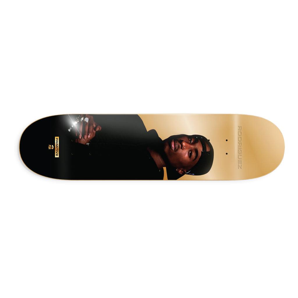Primitive Skateboard Deck x Tupac Rodriguez Shine Gold 8" 2pac