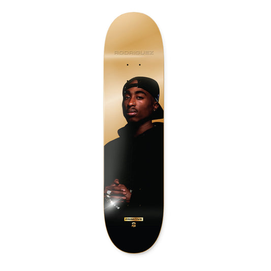 Primitive Skateboard Deck x Tupac Rodriguez Shine Gold 8" 2pac