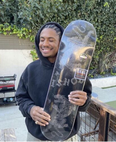 Real Skateboard Deck Ishod Wair Skate Shop Day Cat Scratch 8.38" Twin Tail SSD