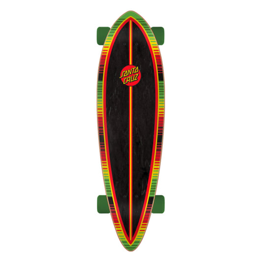 Santa Cruz Complete Skateboard Serape Dot Pintail 9.2" x 33" Cruiser