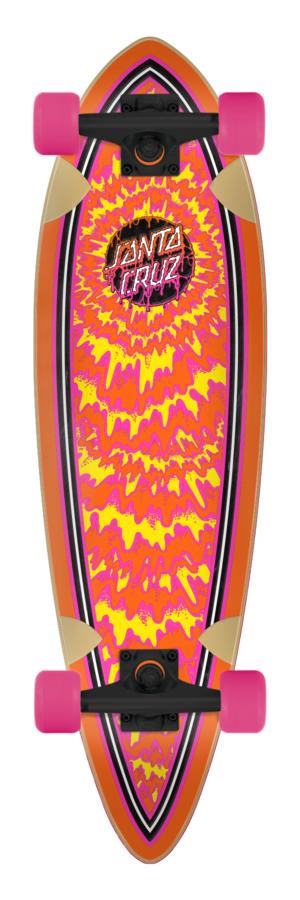Santa Cruz Complete Skateboard Toxic Dot Pintail 9.2" x 33" Cruiser