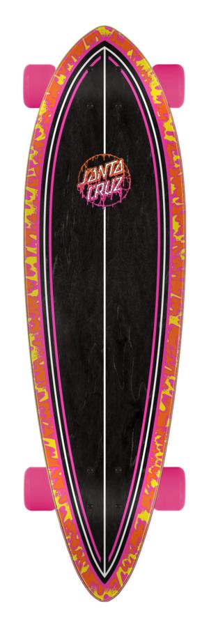 Santa Cruz Complete Skateboard Toxic Dot Pintail 9.2" x 33" Cruiser