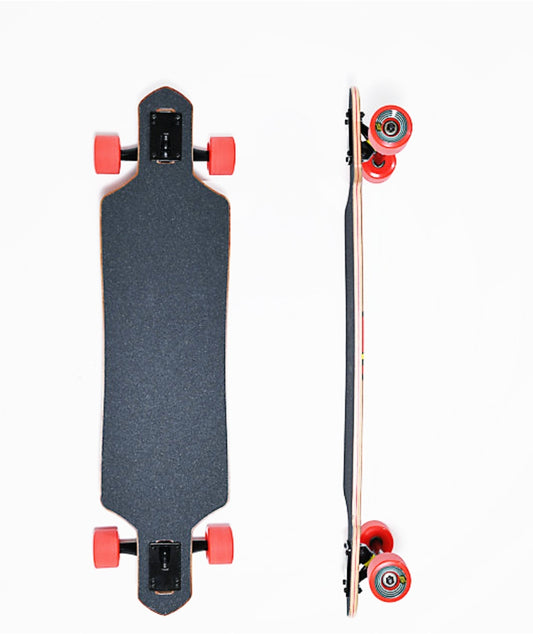 Santa Cruz Complete Skateboard Wave Dot Splice Drop Thru 9" x 36" Cruiser