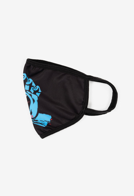 Santa Cruz Screaming Hand Face Mask Black Skate Reusable Washable Non-surgical