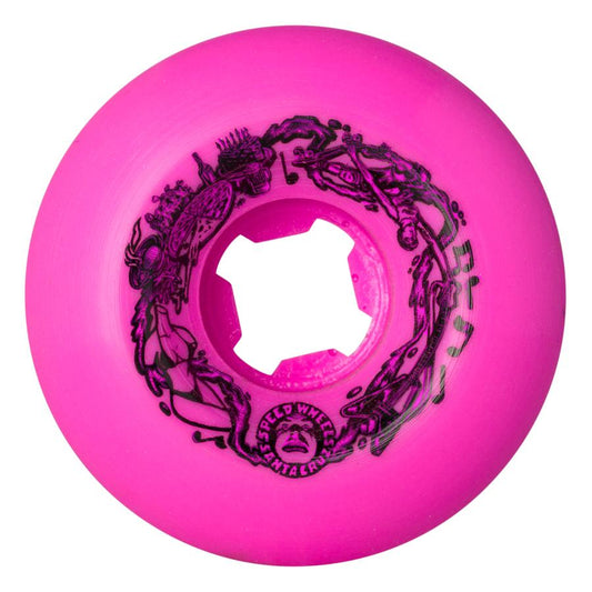 Santa Cruz Wheels Slime Balls Vomits Pink 60mm 95a Skateboard Reissue Wheels