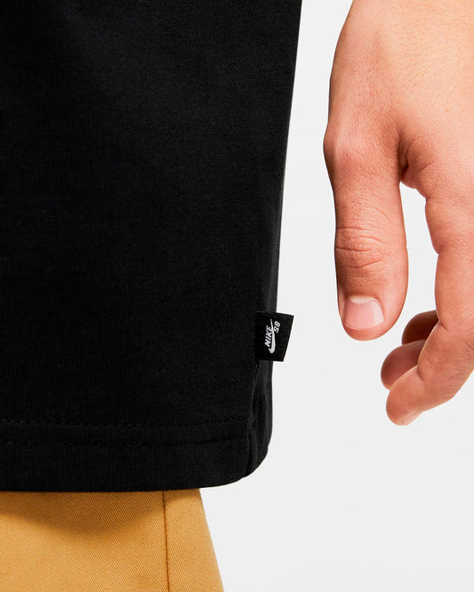 Nike SB Tee Logo Skate HBR Black White Unisex Skateboard T-Shirt