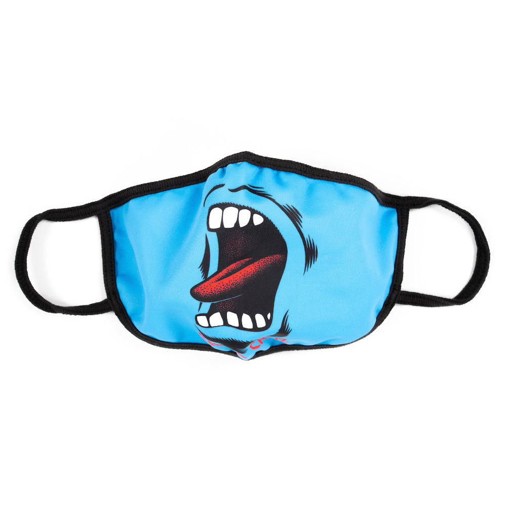 Santa Cruz Screaming Face Mask Skateboard Reusable Washable - Non-surgical