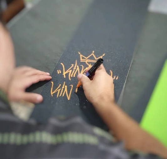 Kingpin Skate Supply x Anonymous Grip Tape Triple Tags