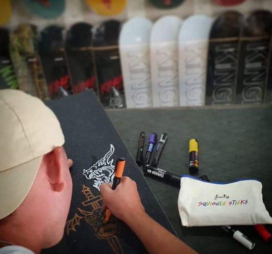 Kingpin Skate Supply x Northo Rat Grip Tape Sizzling Bones