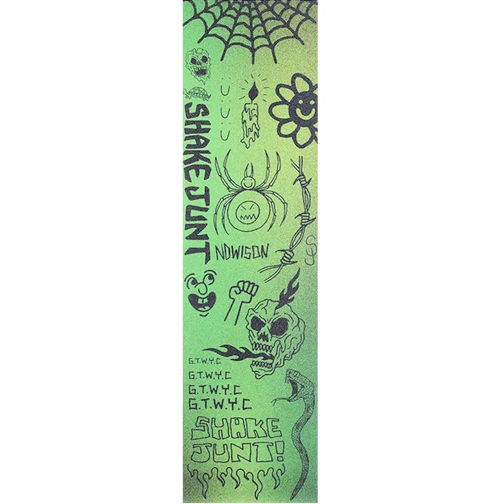 Shake Junt Grip x Lotties Collab Griptape Full Skateboard Deck Length Tape