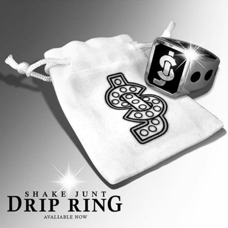 Shake Junt Ring Sj Drip Silver Championship Signet Ring