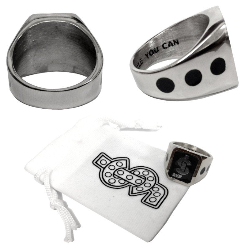 Shake Junt Ring SJ Drip Silver - Championship Signet Ring