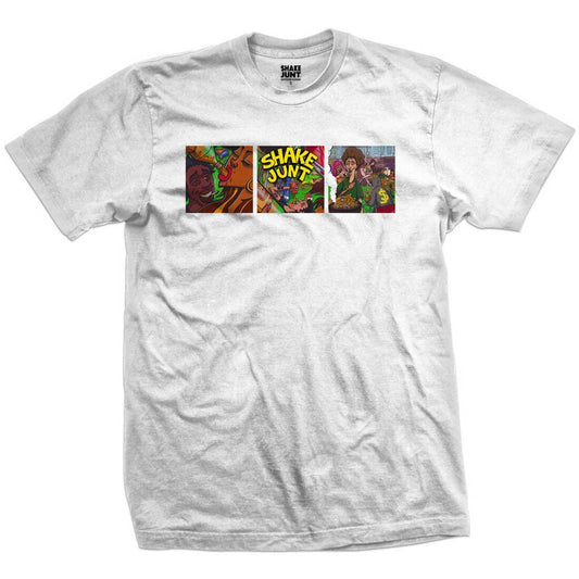 Shake Junt Tee Backyard White Skateboard T-Shirt
