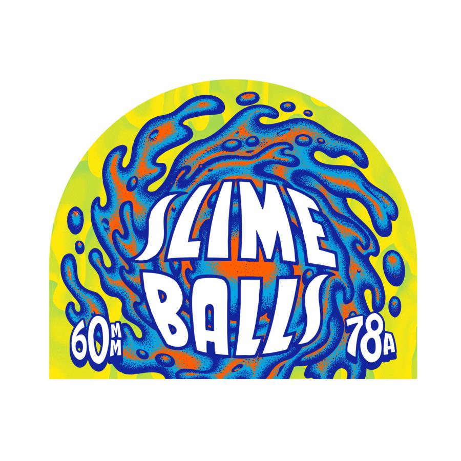 Santa Cruz Wheels Slime Balls 60mm OG Slime Green 78a Reissue Skateboard Wheels