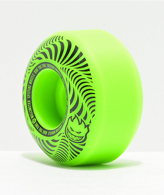 Spitfire Skateboard Wheels Flashpoint 52mm Classic Green 99d