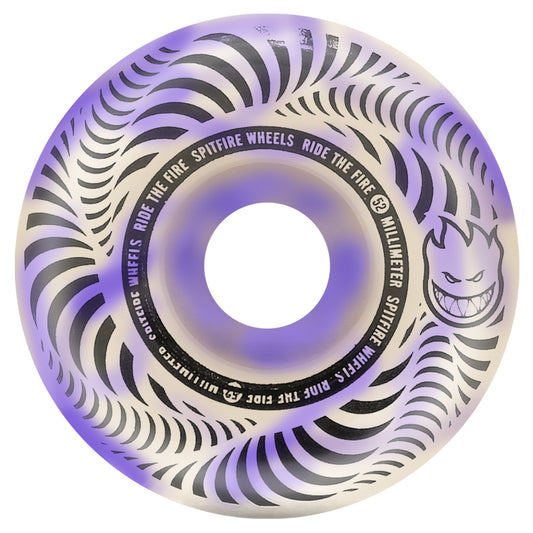 Spitfire Skateboard Wheels Flashpoint 52mm Classic Purple Swirl 99d