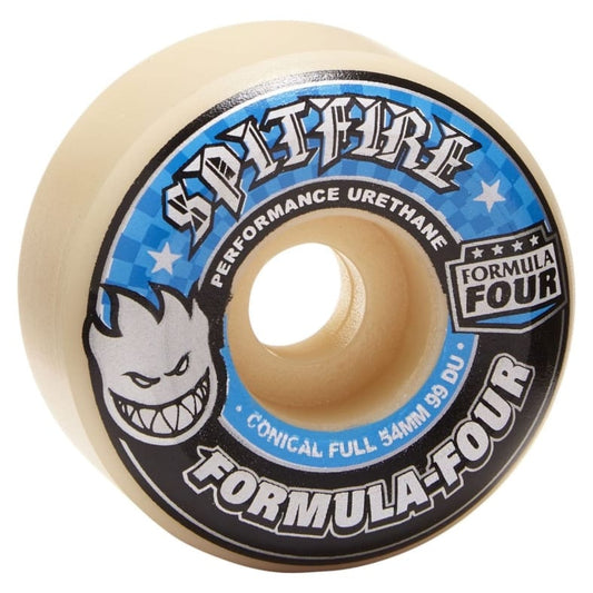 Spitfire Skateboard Wheels Formula Four Conical Full 54mm 99d F4
