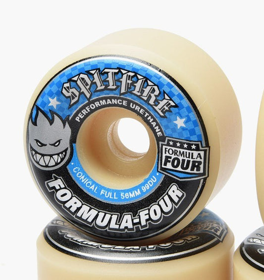 Spitfire Skateboard Wheels Formula Four Conical Full 56mm 99d F4