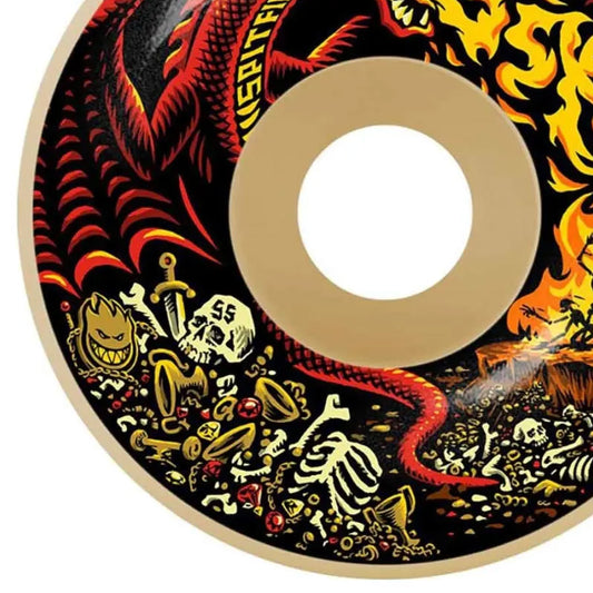 Spitfire Wheels Formula Four Oski 55mm Scorched Radials 99D F4