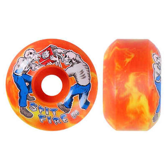 Spitfire Wheels Firefight Swirl Yellow/Orange 54mm 99A