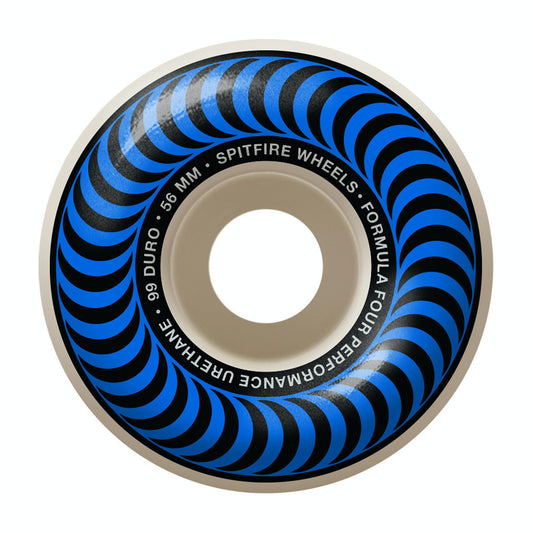 Spitfire Wheels Formula Four Classic Swirl 56mm Blue 99d F4