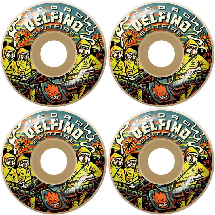 Spitfire Wheels Formula Four Pedro Delfino Classic 55mm 99d F4