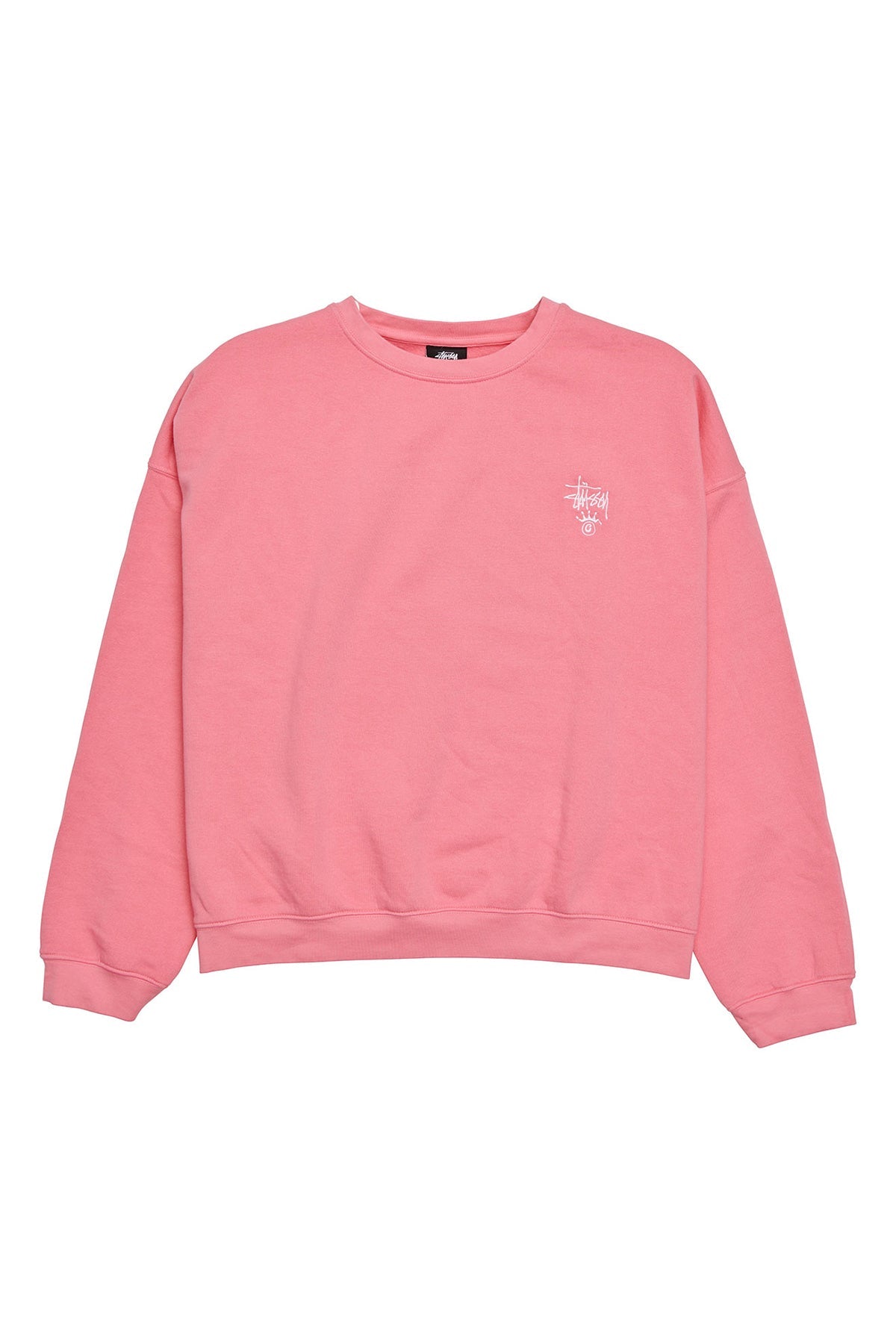 Stussy Womens Dalton Oversized Crew Jumper Confetti
