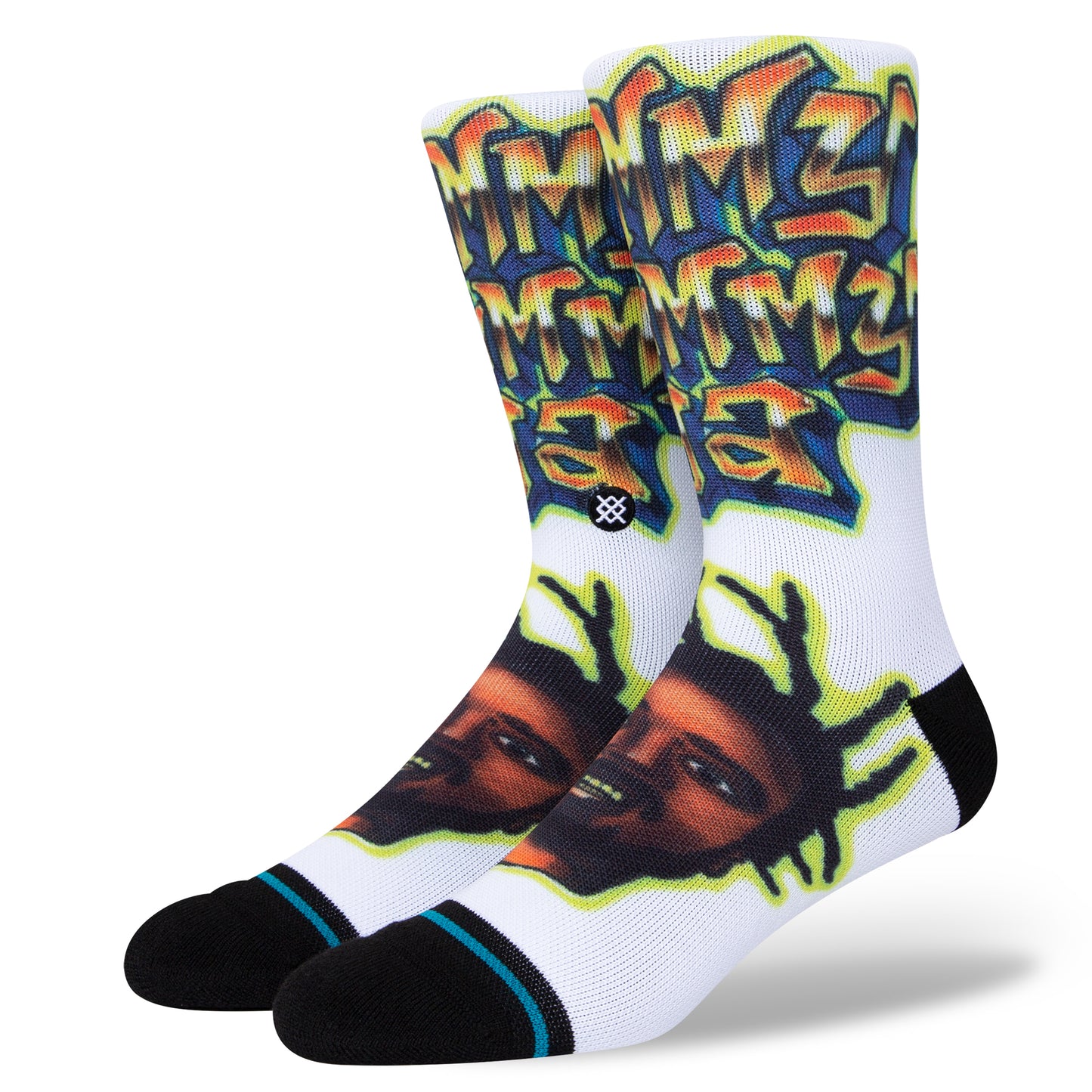 Stance Socks Shimmy Shimmy YA ODB Wu-Tang White Crew OSFM Skateboard Sox