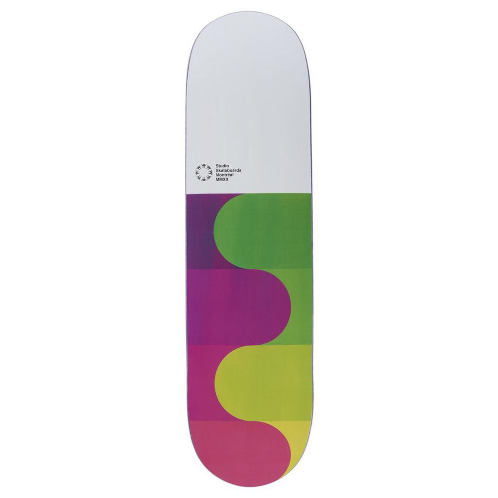 Studio Skateboard Deck Montreal 2020 Team 8 25 Purple Green