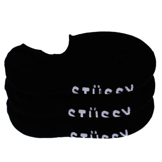 Stussy Socks 3 Pack Coco No Show Black New Invisible Skateboard 3pk Sox