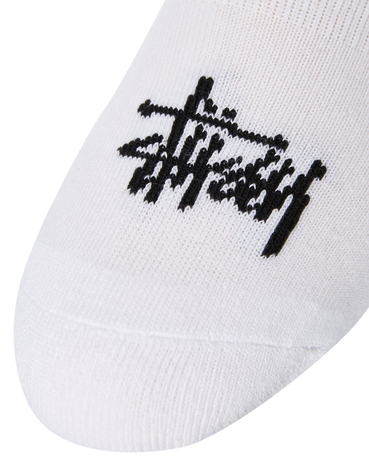 Stussy Socks 3 Pack GRAFFITI WHITE No Show Invisible Skateboard 3pk Sox