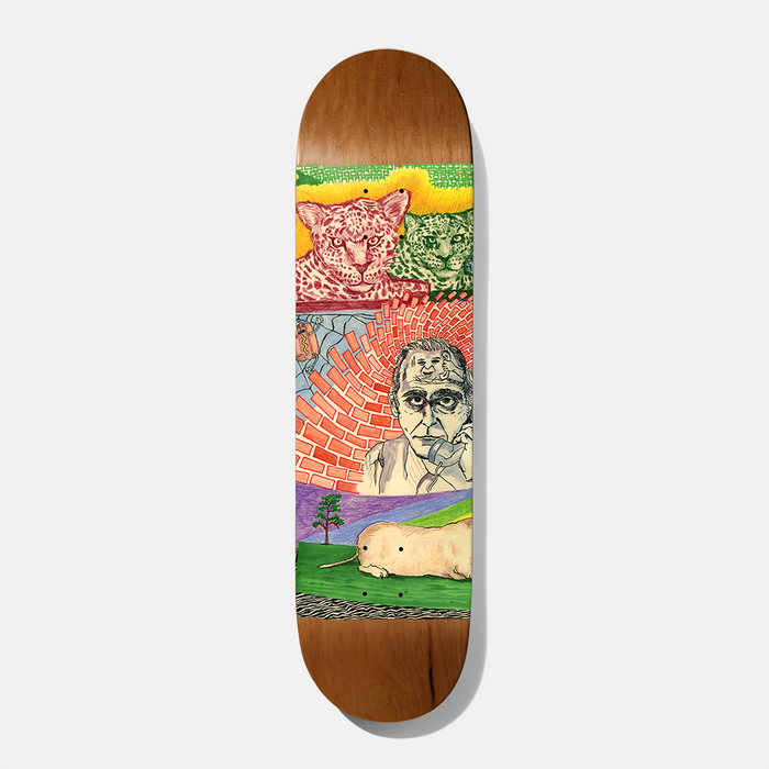 Baker Skateboard Deck Theotis Hot Dogs Lament 8.125" Art by Kevin Spanky Long