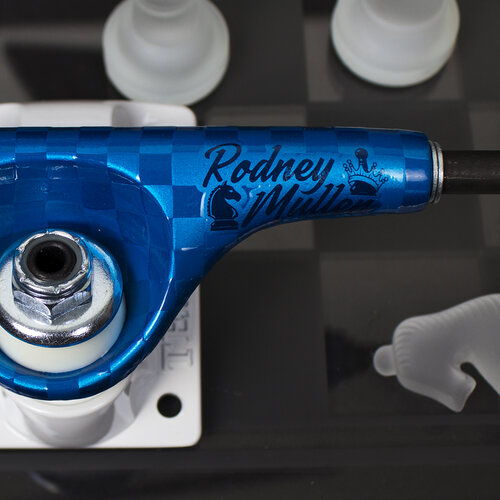Tensor Skateboard Trucks Mag Light Lo Slicks Rodney Mullen Blue 5.25 Hollow 8"