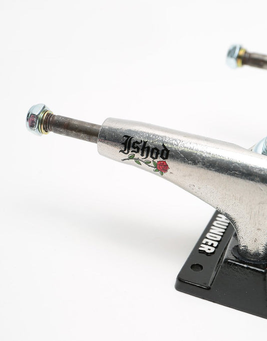 Thunder Skateboard Trucks 148 Ishod Wair Rose Polish/Black 8.25" Axles