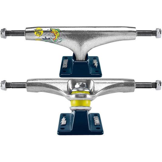 Thunder Skateboard Trucks 148 Jamie Foy Angler Silver/Navy Hi 8.25" Axles