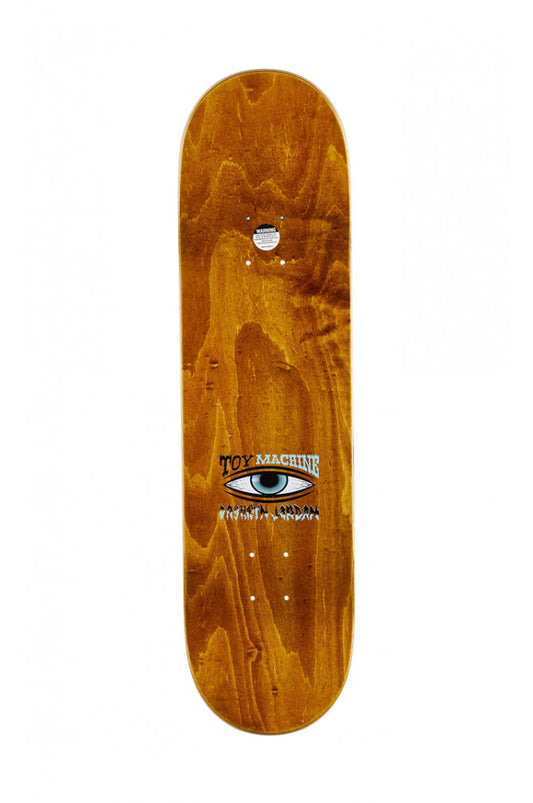 Toy Machine Skateboard Deck Shaved Deshawn Jordan 8.25"