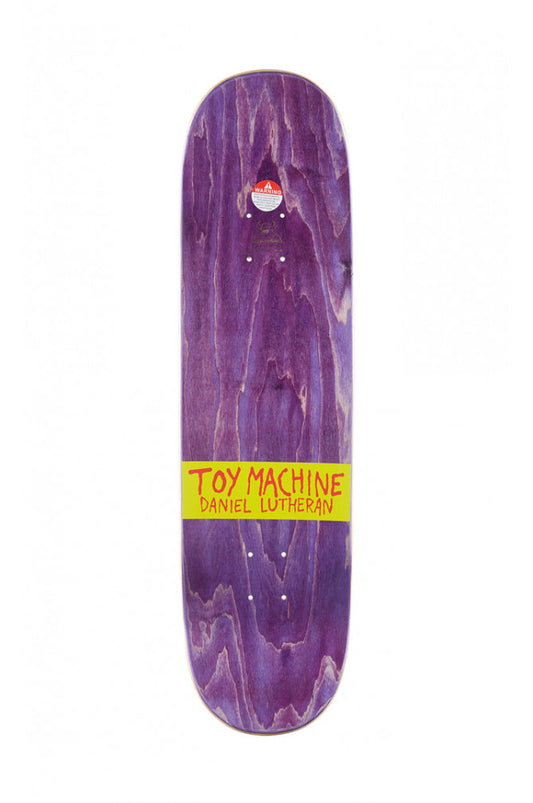 Toy Machine Skateboard Deck Psycho Babylon Dan Lutheran 8.5"