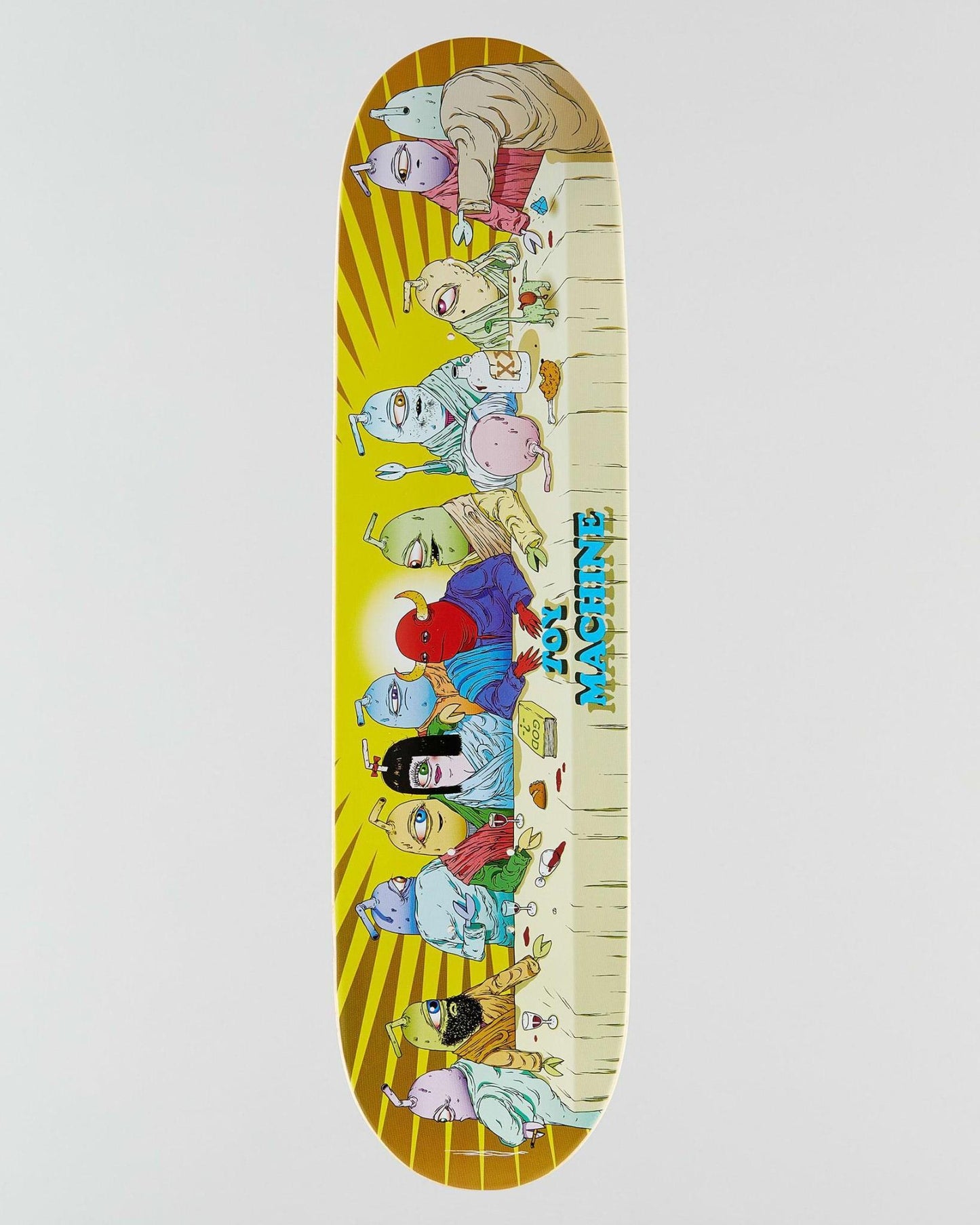 Toy Machine Skateboard Deck Last Supper 8"