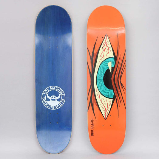 Toy Machine Skateboard Deck Mad Eye Orange 8.0"