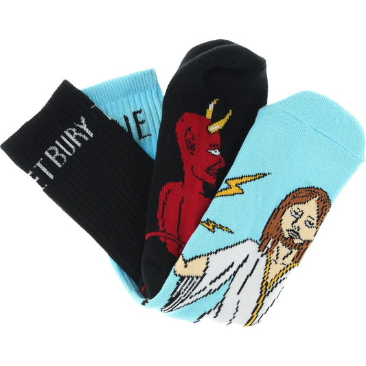 Toy Machine Socks Bury The Hatchet OSFM New Skateboard Sox