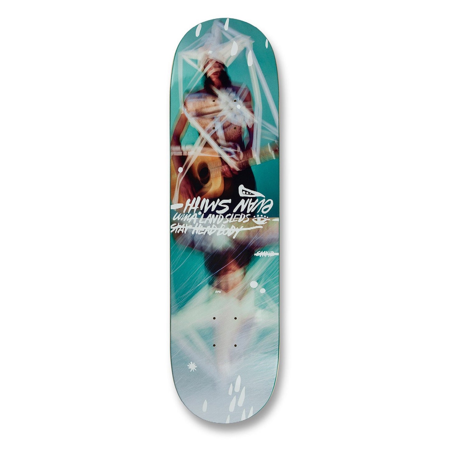 UMA Skateboard Deck Taped Up Evan Smith 8.25"
