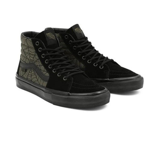 Vans Shoes SKATE Sk8-Hi (Ben Kadow) Web Black US SIZE Skateboard Sneakers