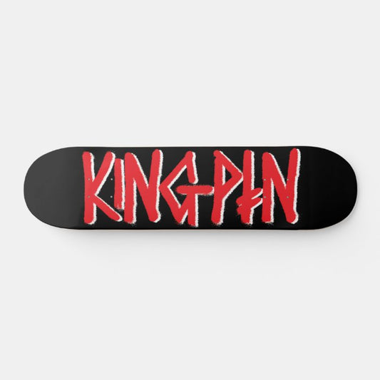 Kingpin Skate Supply Deck Deadwish Red Black (1/20)